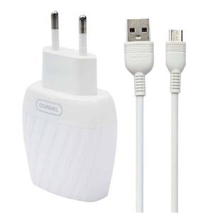 شارژر دیواری ترانیو مدل V15-V به همراه کابل تبدیل MicroUSB