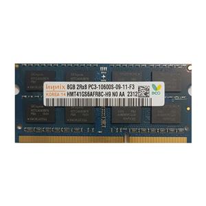 رم لپتاپ DDR3 تک کاناله 1333 مگاهرتز CL9 هاینیکس مدل PC3-10600S ظرفیت 8 گیگابایت
