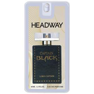 عطر جیبی مردانه هدوی مدل کاپیتان بلک حجم 45 میلی لیتر Headway Story Captain Black Pocket Perfume For Men 45ML 