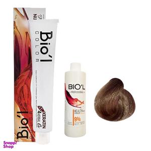 کیت رنگ مو بیول سری NATURAL شماره 7.0 حجم 100 میلی لیتر رنگ بلوند متوسط طبیعی