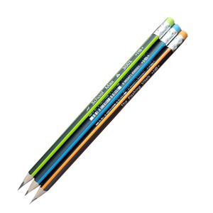 مداد مشکی اسکول مکس کد 3001 بسته 3 عددی