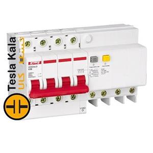 کلید محافظ جان ترکیبی (RCBO) چهار پل 63 آمپر 6KA برند HIMEL سری HDB3WLEN4C63