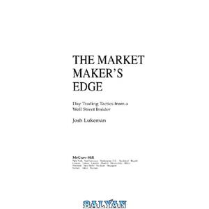 دانلود کتاب The Market Maker’s Edge Full all images 