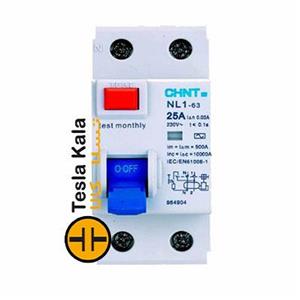 کلید محافظ جان دو پل 40 آمپر 30 میلی آمپر برند چینت CHINT سری NL1-63