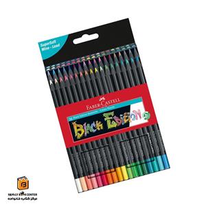 مداد رنگی 36 رنگ فابر کاستل مدل Black Edition