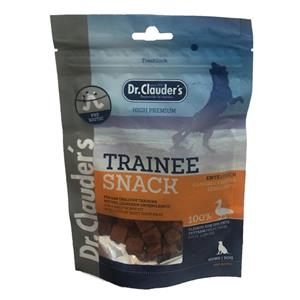 غذای تشویقی سگ دکتر کلادرز مدل Trainee snack - Duck وزن 80 گرم