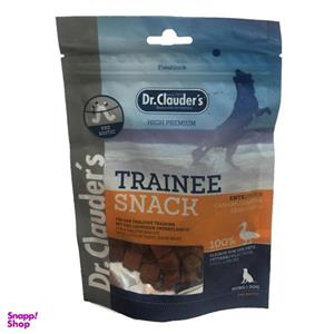 غذای تشویقی سگ دکتر کلادرز مدل Trainee snack - Duck وزن 80 گرم