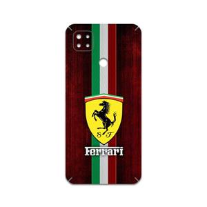 برچسب پوششی ماهوت مدل Ferrari مناسب برای گوشی موبایل شیائومی Redmi 9C NFC MAHOOT Cover Sticker for Xiaomi 