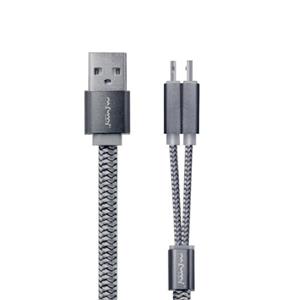 کابل تبدیل USB به لایتنینگ microUSB نافومی مدل T3 طول 1متر 