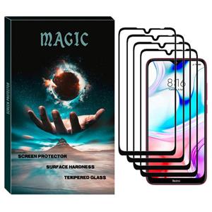 محافظ صفحه نمایش مجیک مدل FL-04 مناسب برای گوشی موبایل شیائومی Redmi 8 بسته چهار عددی