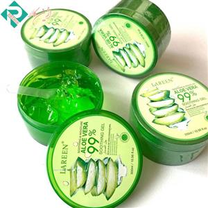 ژل آبرسان و مرطوب کننده ۹۹ درصد آلوئه ورا برند LAREEN حجم 300 میل