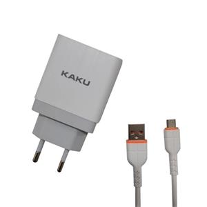 شارژر دیواری کاکو مدل KSC_370 به همراه کابل تبدیل microusb