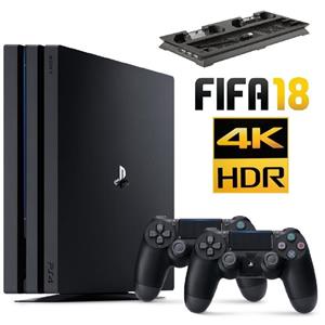 کنسول بازی سونی پلی استیشن 4 پرو ریجن 2 کد CUH-7016B با حافظه 1 ترابایت SONY PlayStation 4 Pro Region 2 CUH-7016B with 1TB HDD Game Console