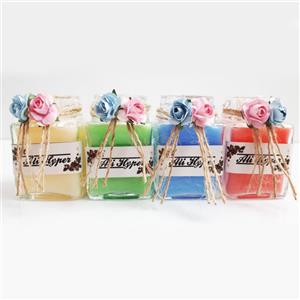 شمع لیوانی علی هایپر مدل ایفوریا rainbow A بسته 4 عددی