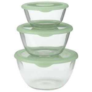 ظرف نگهدارنده شیشه و بلور اصفهان مدل رز کد 941 مجموعه 3 عددی