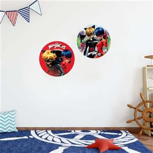 استیکر دیواری کودک هفال طرح کفشدوزک کد M68