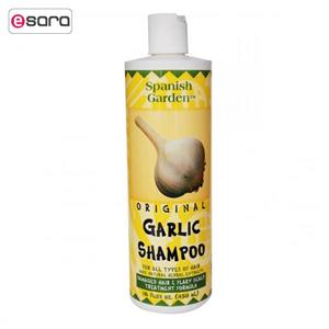 شامپو مو سیر بابو اسپانیش گاردن حجم 450 میلی لیتر Spanish Garden Garlic Shampoo 450ml