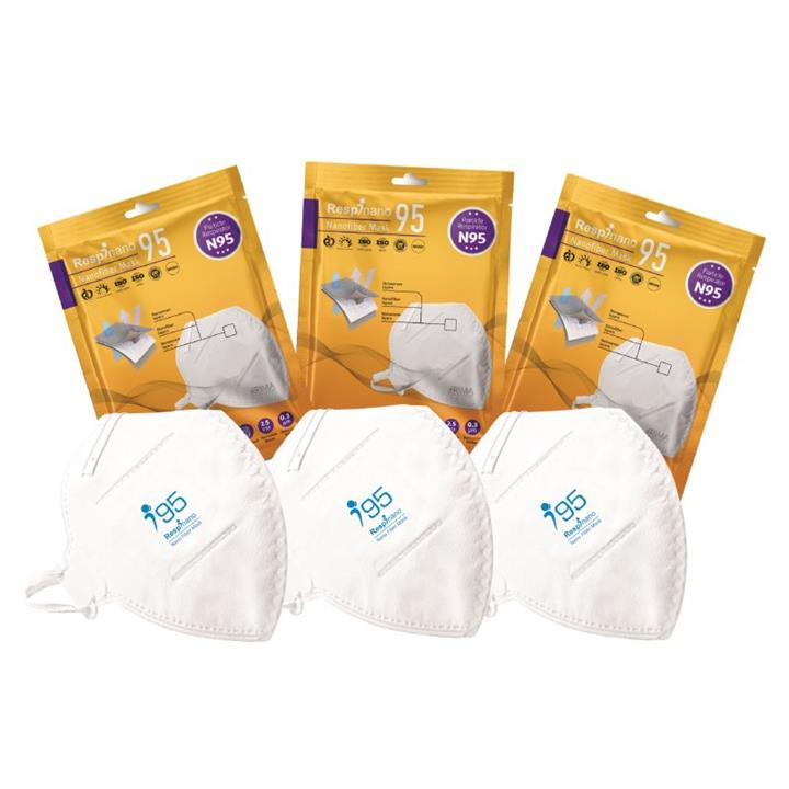 ماسک سه بعدی مدل فیش N95 رسپی نانو ریما