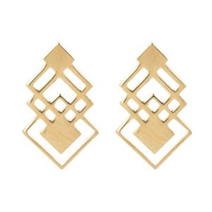 گوشواره طلا 18 عیار زنانه ماهک مدل ME0664 Maahak ME0664 Gold Earring