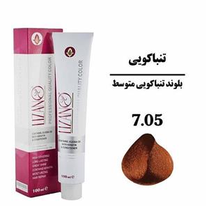 رنگ مو لیزانو شماره 7.05 حجم 100 میلی لیتر رنگ بلوند تنباکویی متوسط