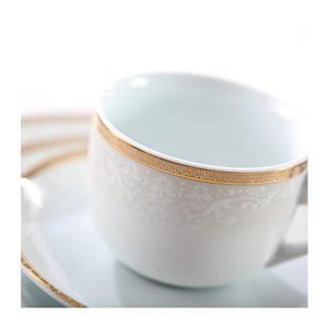 سرویس چینی چای خوری 17 پارچه ریوا طلایی سری ایتالیا اف 
