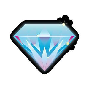 استیکر طرح الماس کد 649