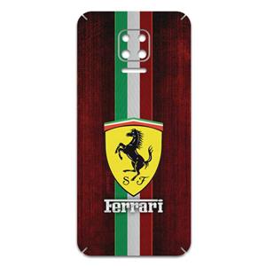 برچسب پوششی ماهوت مدل Ferrari مناسب برای گوشی موبایل شیائومی Redmi Note 9S MAHOOT Cover Sticker for Xiaomi 