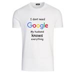 تیشرت آستین کوتاه مردانه طرح گوگل کد T48