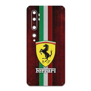 برچسب پوششی ماهوت مدل Ferrari مناسب برای گوشی موبایل شیائومی Mi Note 10 Pro MAHOOT Cover Sticker for Xiaomi 