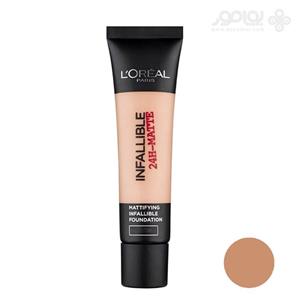 کرم پودر سری Infaillible 24H Matte مدل Amber شماره 32 حجم 30 میلی‌ لیتر لورآل 