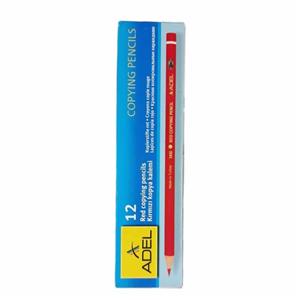 مداد قرمز (گلی) آدل مدل 1440 بسته 12 ... Adel red pencil M-1440