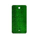 MAHOOT Green-Holographic Cover Sticker for microsoft Lumia 430