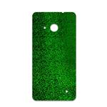 MAHOOT Green-Holographic Cover Sticker for microsoft Lumia 550