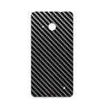 MAHOOT Glossy-Silver-Fiber Cover Sticker for microsoft Lumia 550