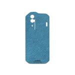 MAHOOT Blue-Leather Cover Sticker for cat S60