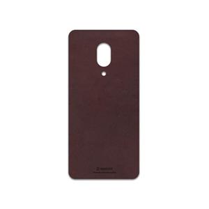 برچسب پوششی ماهوت مدل Matte-Dark-Brown-Leather مناسب برای گوشی موبایل لنوو Z5 Pro
