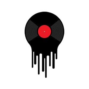 استیکر طرح صفحه گرامافون کد 1651 -