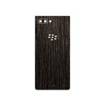 MAHOOT Dark-Gold-Stripes-Wood Cover Sticker for BlackBerry Key 2