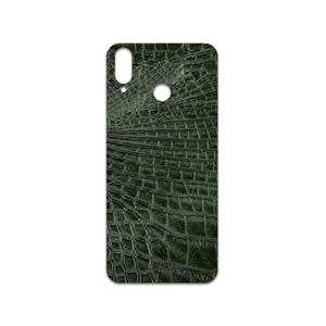 برچسب پوششی ماهوت مدل Green-Crocodile-Leather مناسب برای گوشی موبایل جی پلاس Q10