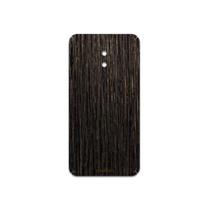 برچسب پوششی ماهوت مدل Dark-Gold-Stripes-Wood مناسب برای گوشی موبایل میزو M5 MAHOOT Cover Sticker for Meizu 