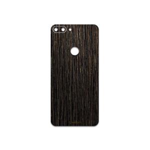 برچسب پوششی ماهوت مدل Dark-Gold-Stripes-Wood مناسب برای گوشی موبایل جی پلاس T10