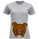 تیشرت آستین کوتاه زنانه طرح خرس کوچولو کد F157