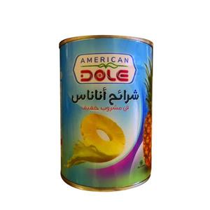 کمپوت آناناس حلقه شده امریکن دل - 570 گرم