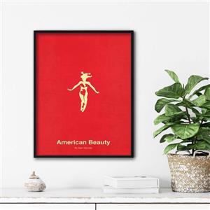 تابلو آتریسا طرح پوستر فیلم American Beauty مدل ATm138 