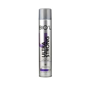 اسپری حالت دهنده مو بیول مدل Ultra Strong حجم 500/300 میلی لیتر