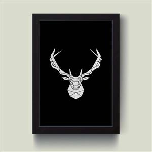 تابلو مدل مینیمال ghost deer کدm50122