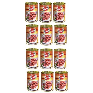 کنسرو لوبیا چیتی واحد - 350 گرم بسته 12عددی