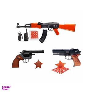ست تفنگ بازی مدل short shot مجموعه 9 عددی