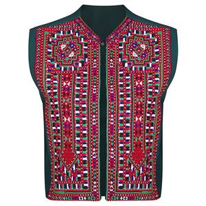 جلیقه زنانه سوزن دوزی بلوچ تمام دستدوز زنان بلوچ کد 527