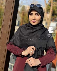 روسری نخی ژاکارد وارداتی کد 8.10